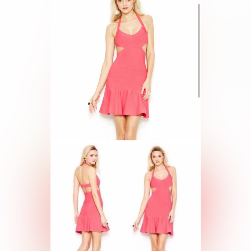 NWT Pink Guess Cut Out Bandage Dress- M